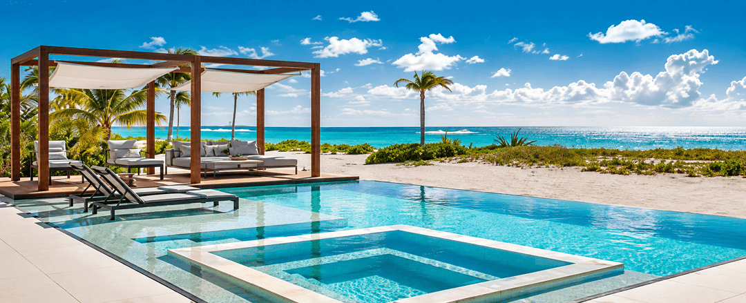 Pool by the sea