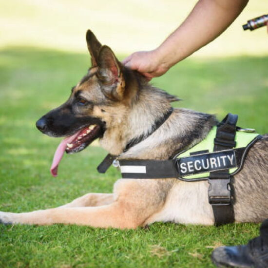 Villa Security with K9 Dog